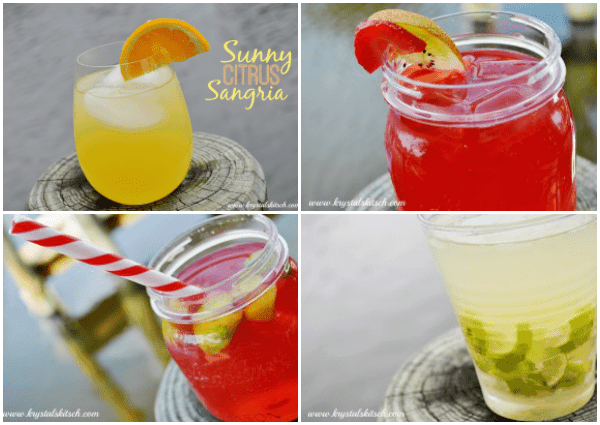 Easy Strawberry Peach Champagne Sangria Recipe