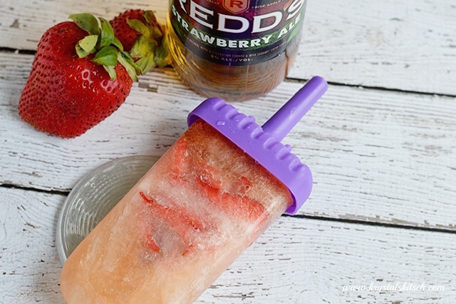 Freeze Your Favorite Beer | Redd’s Strawberry Beer Popsicles