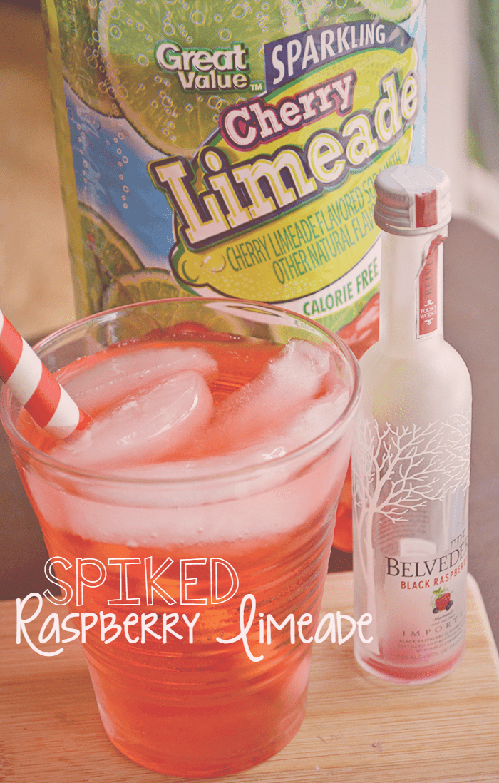 Take a cherry limeade and add a bit of flavor with raspberry vodka! It's the sweet drink your holiday party is looking for!