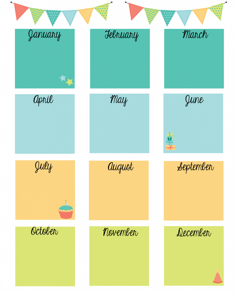 Keep In Touch With Friends With a Birthday Calendar