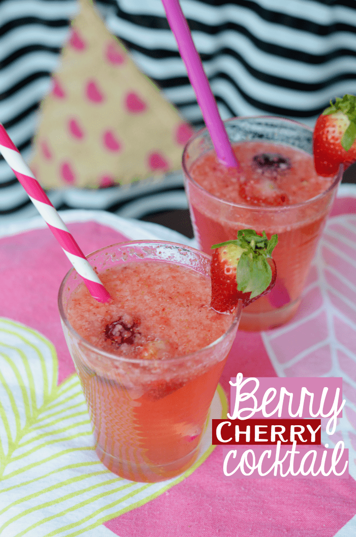 Berry Cherry Cheers: Strawberry Rum Cocktail