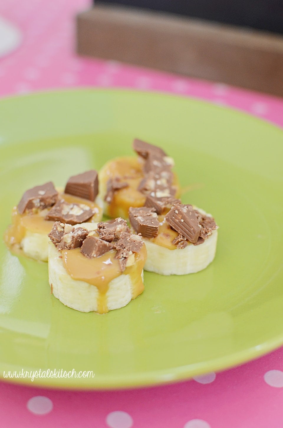 Chocolate Peanut Butter Banana Snacks