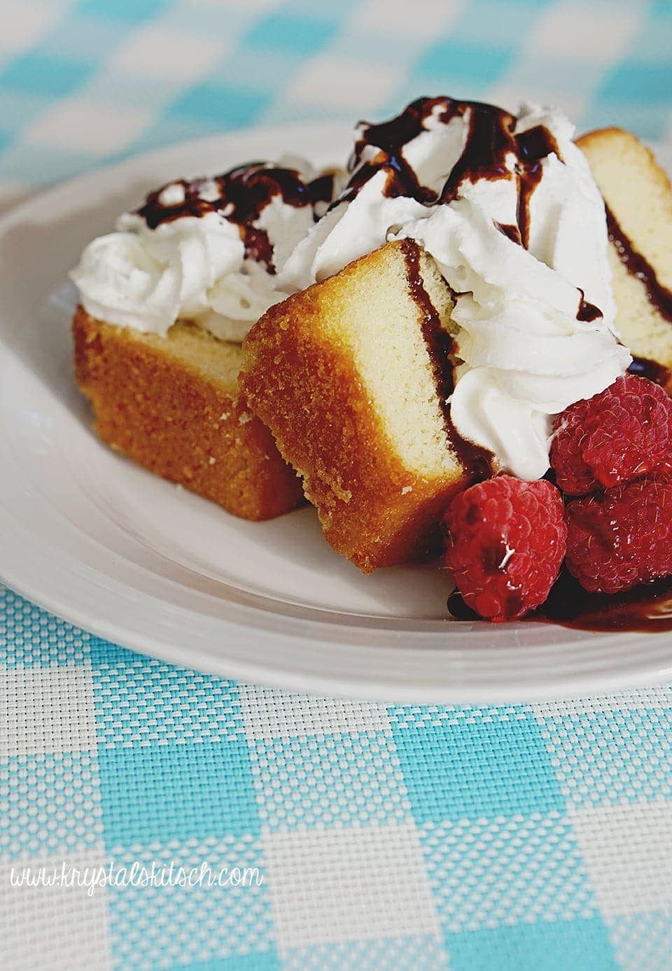 Raspberry Pound Cake Dessert Recipe