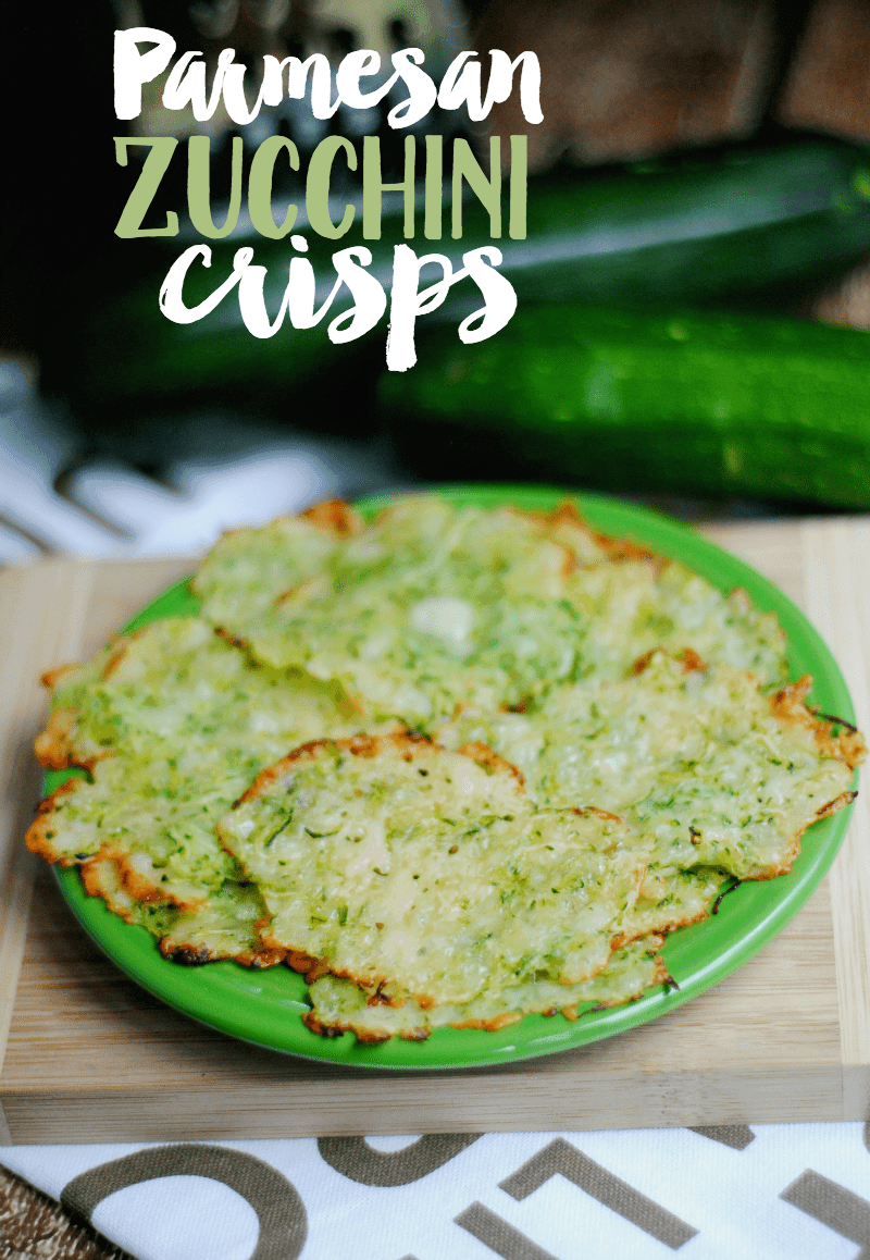 Easy KETO Snacks: Parmesan Zucchini Crisps