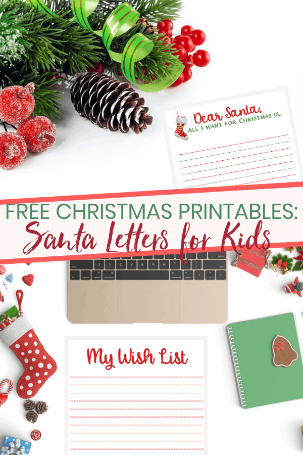 Santa Letter Printables: Christmas Planner For Kids