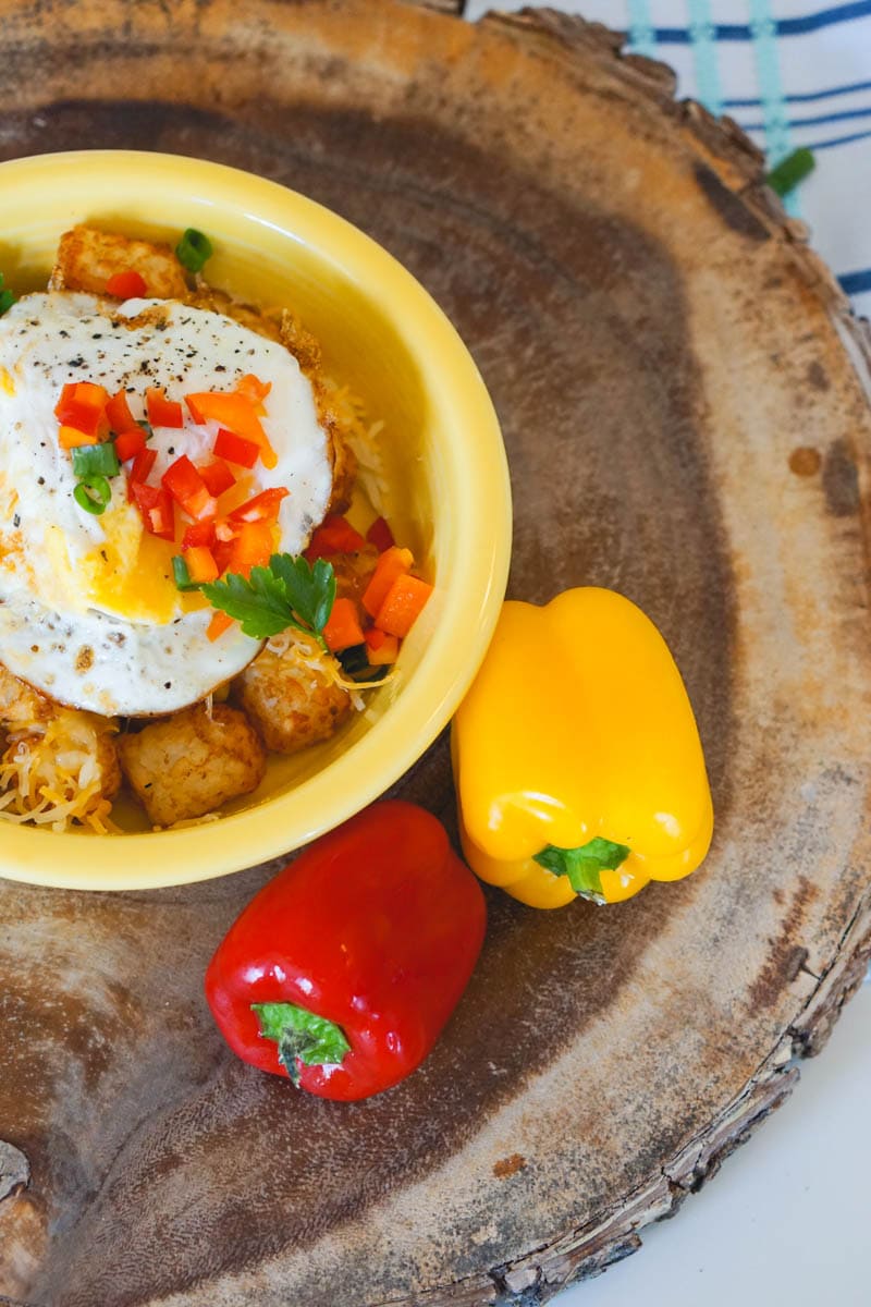 Fresh From Florida Pepper Breakfast Bowl With Tater Tots