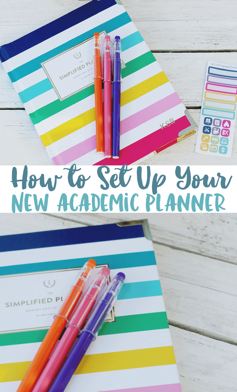 How to Set Up Your Planner