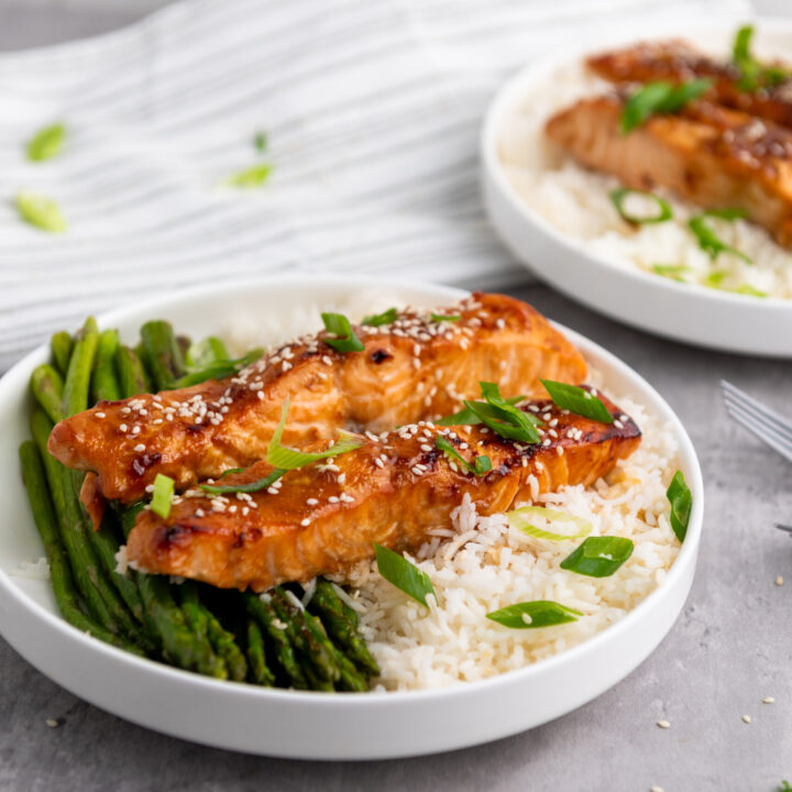 Air Fryer Teriyaki Salmon
