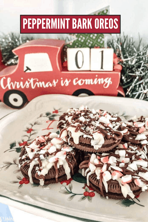 Peppermint Bark Oreos