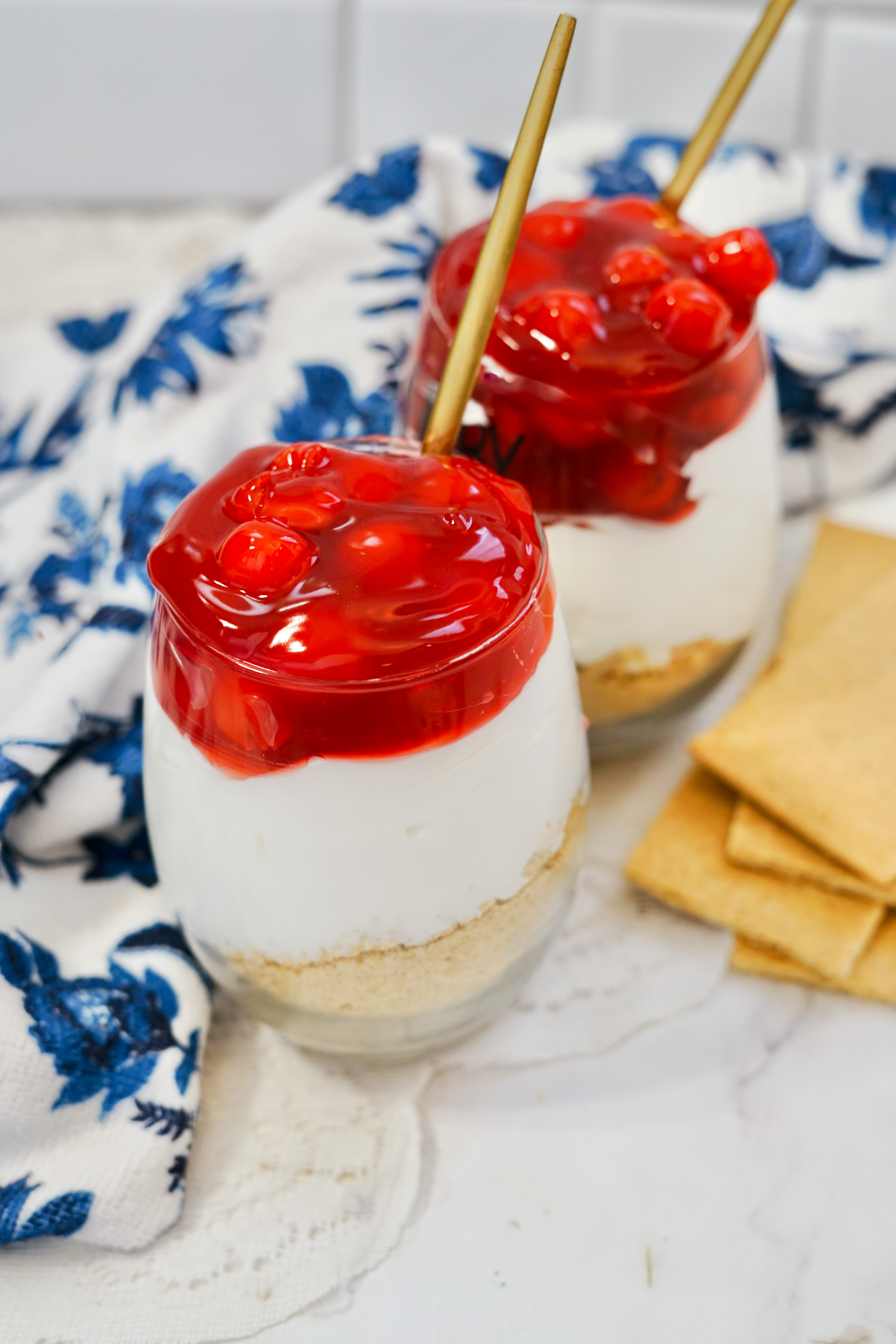 Boozy Cheesecake Cups