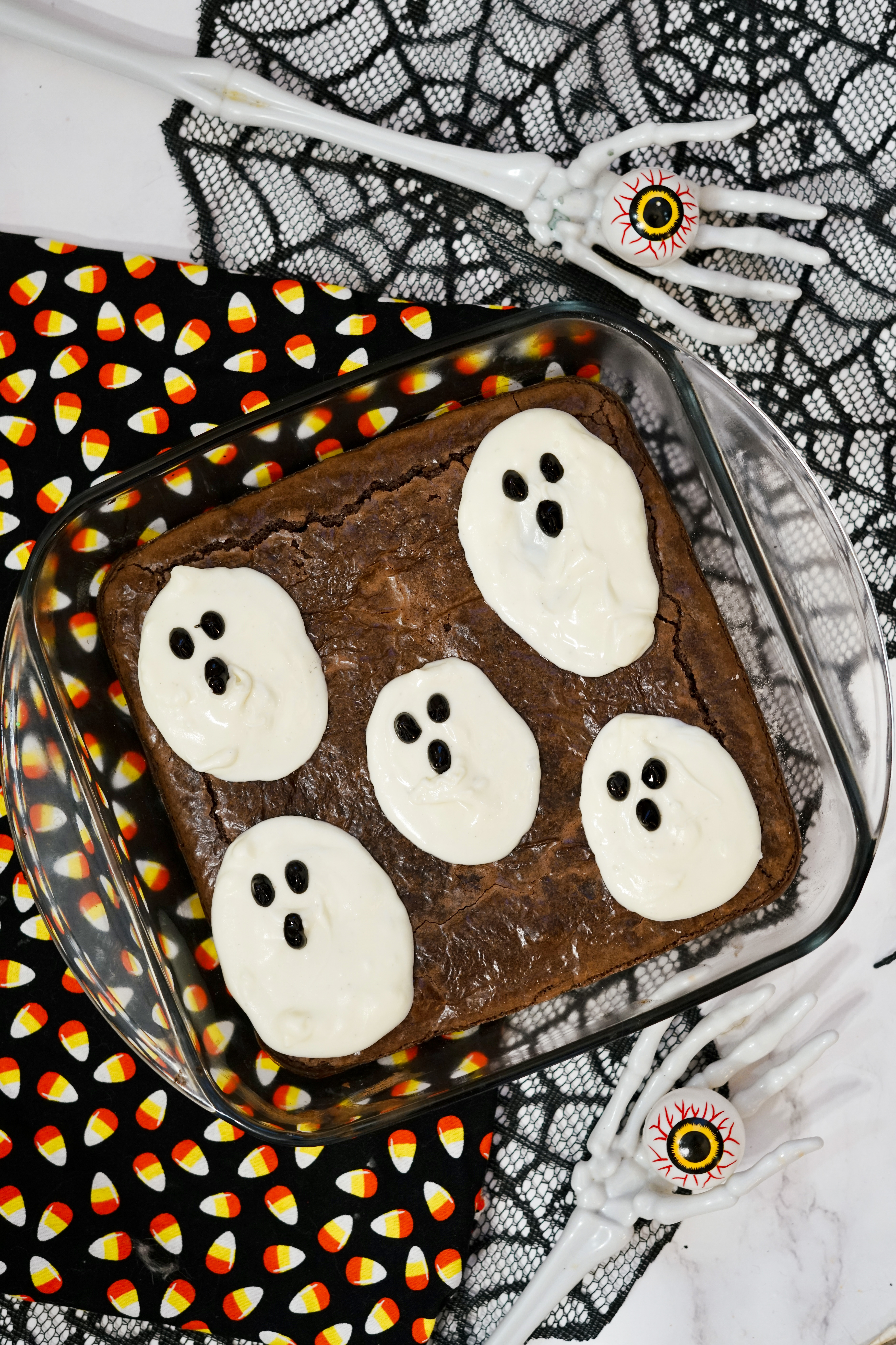 Halloween Ghost Brownies