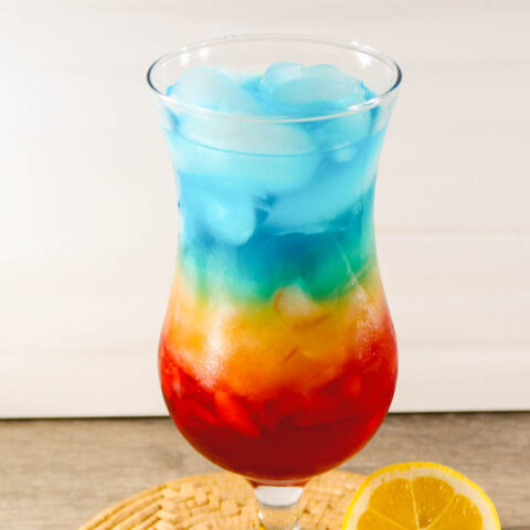Rainbow Paradise Cocktail