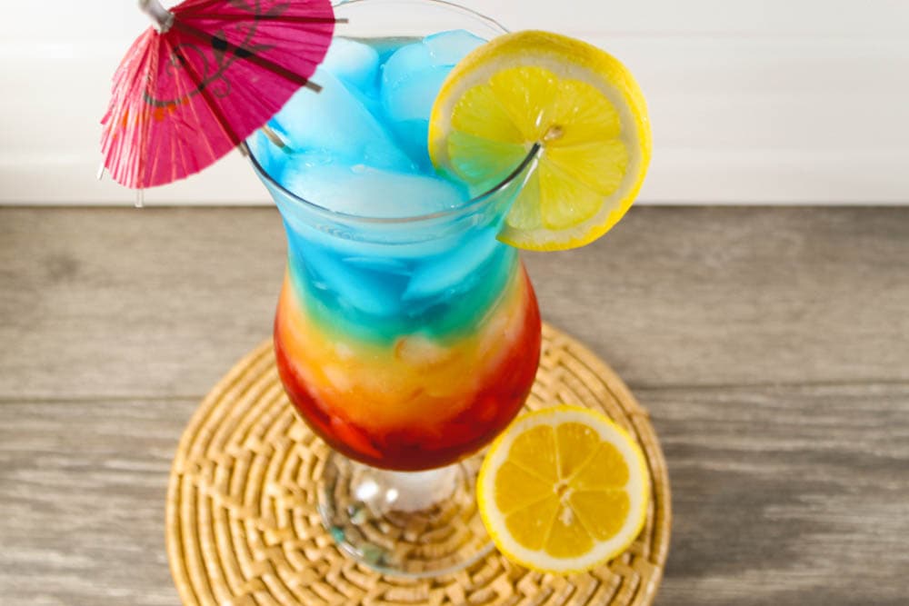 Rainbow Paradise Cocktail