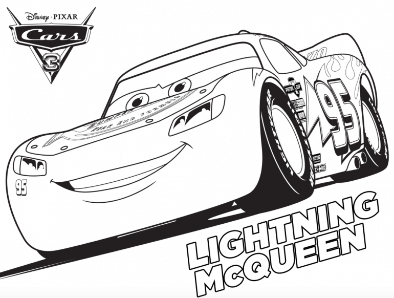 Cars 3 Coloring Pages