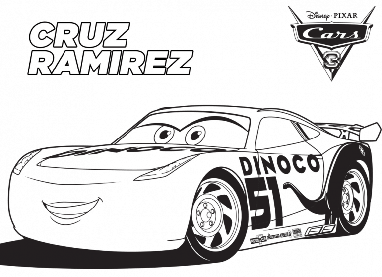 Download Disney Pixar Cars 3 Coloring Sheets - Free Printable - Life. Family. Joy