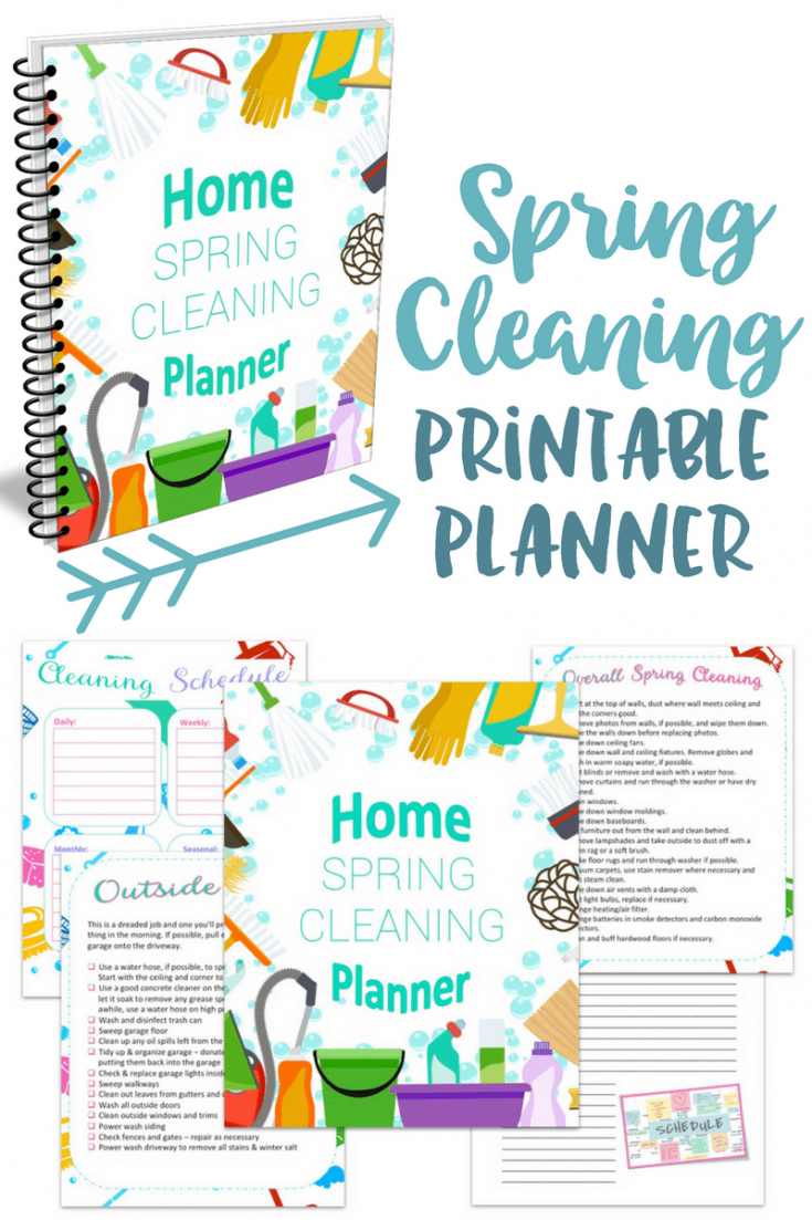 Spring Cleaning Printable Planner » Sunny Sweet Days