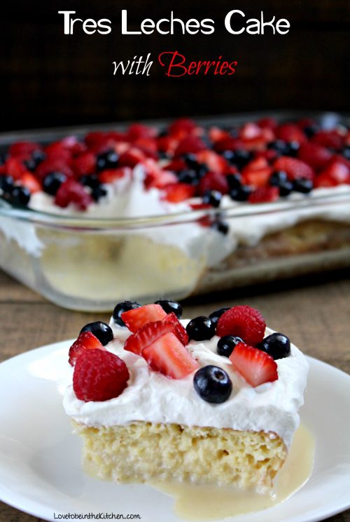 Image for Tres Leches Cake with Berries