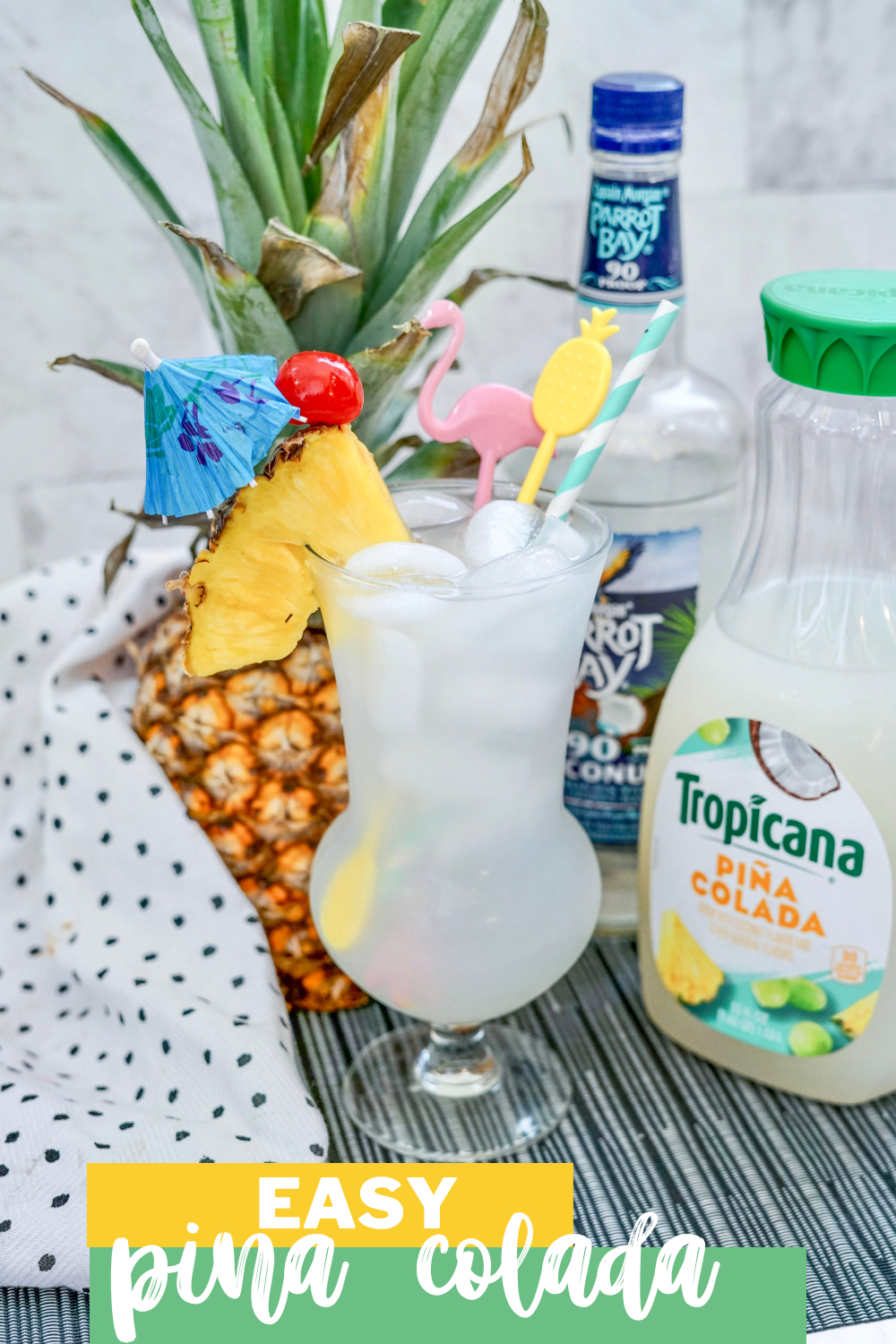 Easy Summer Cocktails: Easy Pina Colada Recipe