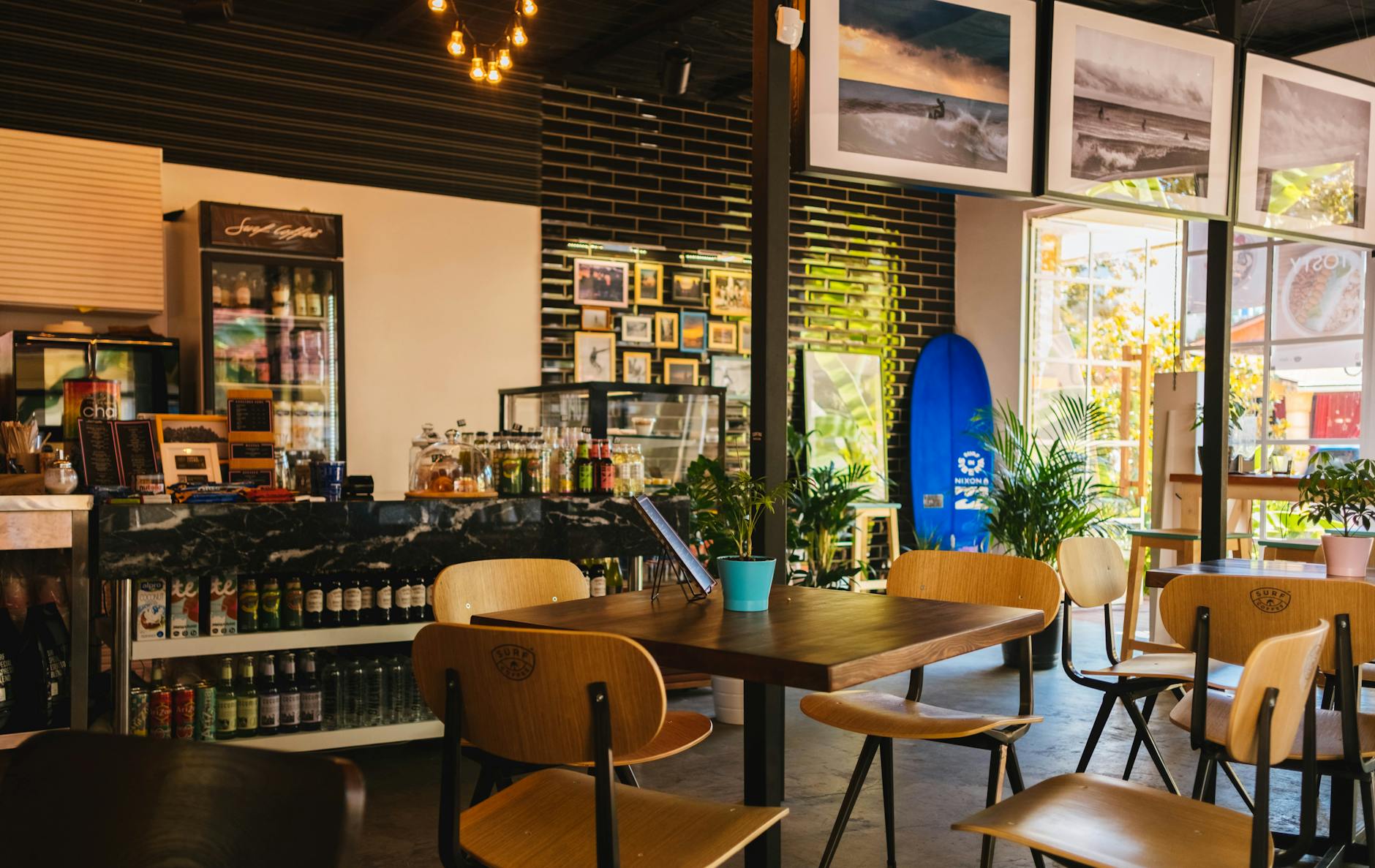 photo of cafe interior