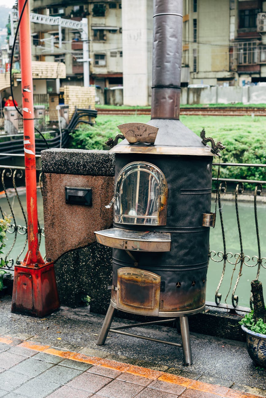 photo of a black chimney
