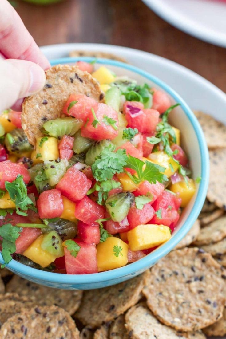 Image for Watermelon Mango Kiwi Salsa